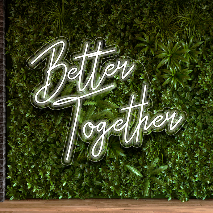 Letrero Neon BETTER TOGETHER